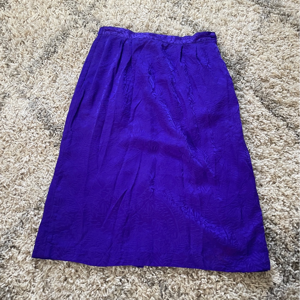 Argenti vibrant‎ purple Midi Skirt size 10